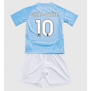 Nottingham Forest Morgan Gibbs-White #10 Dětské Alternativní dres komplet 2024-25 Krátký Rukáv (+ trenýrky)